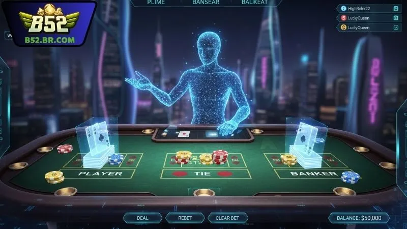 Hướng dẫn luật chơi Baccarat B52