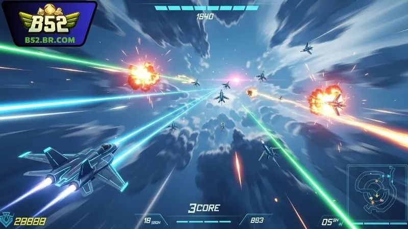 Đại chiến B52 - Tựa game bắn máy bay B52 thăng hàm kịch tính 7 Đại chiến B52