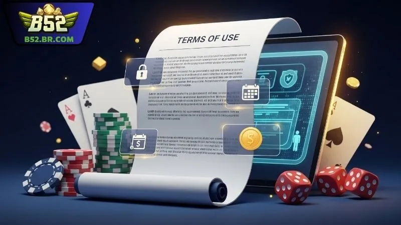 Quy định về tài khoản người chơi trong điều khoản sử dụng