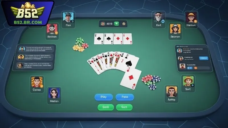 Tiến lên miền Nam B52 – Game bài tốc độ nhanh và kịch tính 3 Luật chơi Tiến lên miền Nam B52